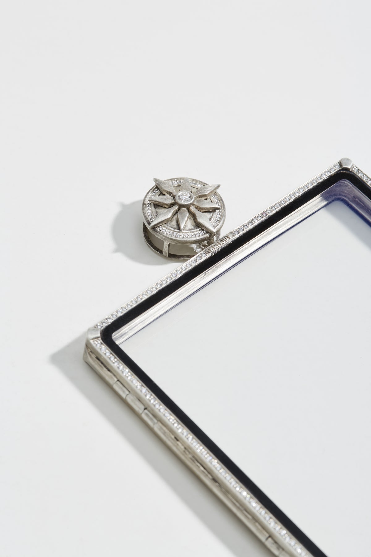KALIJOY PSA Case "Collector's Heart" Silver Rhinestone Card Display Brick