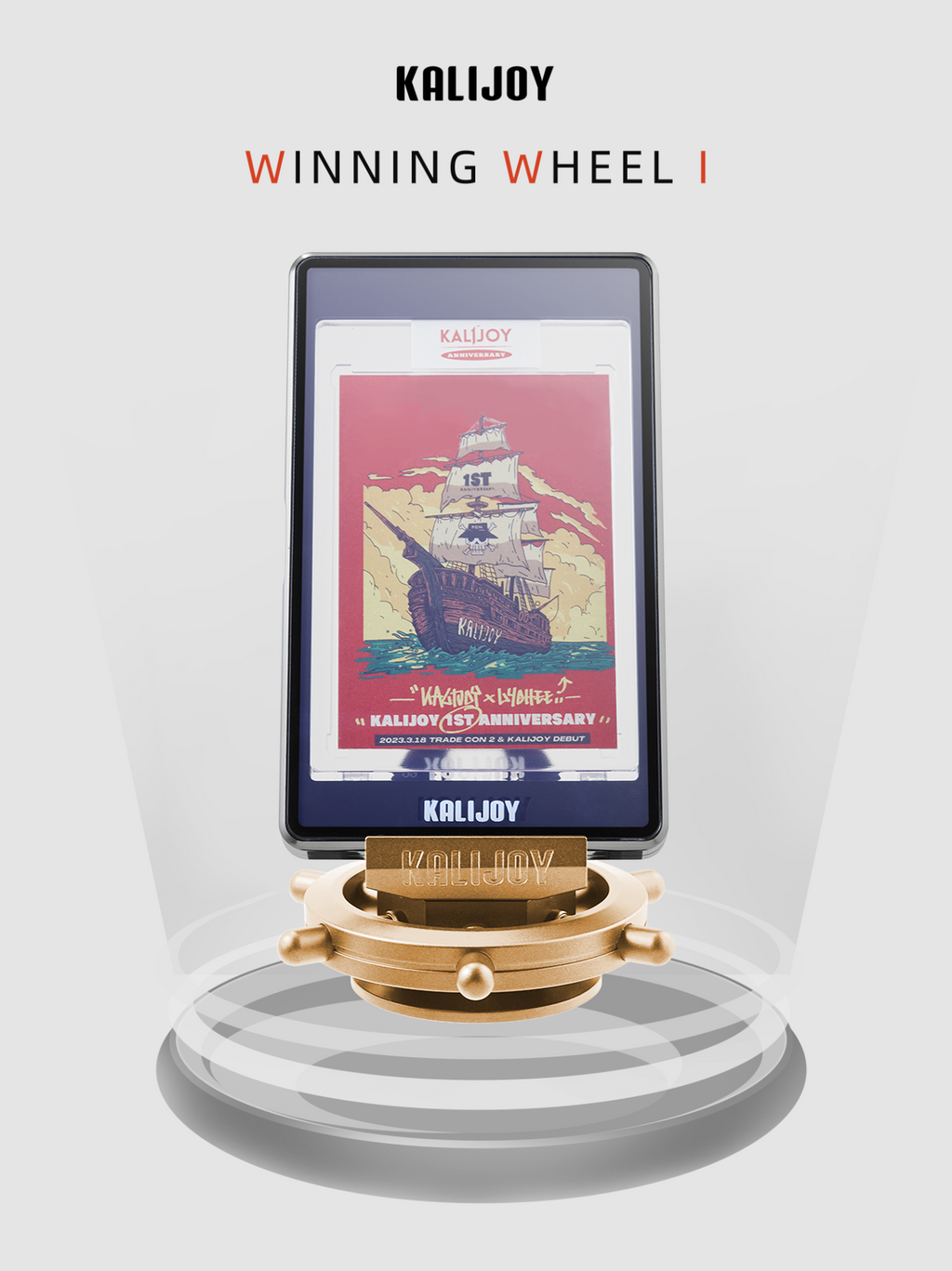 KALIJOY WINNING WHEEL 1 TOY TOOLS SPINNING METAL CARDS STAND TOYS IN THE NATURE OF WHIRLIGIGS
