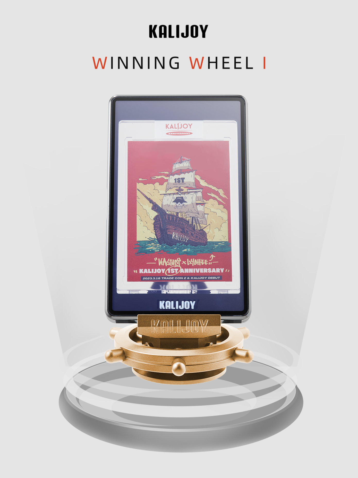 KALIJOY WINNING WHEEL 1 TOY TOOLS SPINNING METAL CARDS STAND TOYS IN THE NATURE OF WHIRLIGIGS